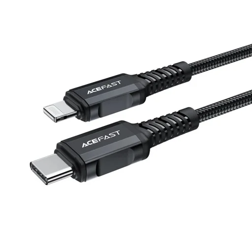 Acefast C4-01 Lightning - USB-C PD cable 30W 3A 480Mb/s 1.8m - black - 9