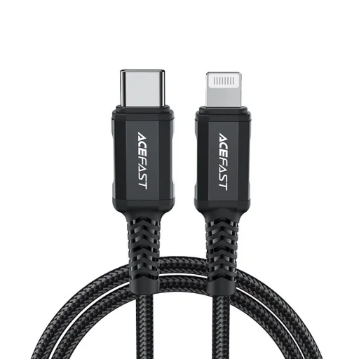 Acefast C4-01 Lightning - USB-C PD cable 30W 3A 480Mb/s 1.8m - black - 1
