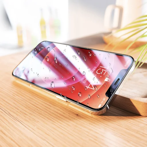 Borofone Diamond Armor HD teljes kijelzős üvegfólia iPhone 12 Pro Max - 10 darab - 5