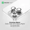 Amazing Thing edzett üveg AR Lens Glass IP15CAM3SGLA a kamerára iPhone 15 Pro/15 Pro Max számára (3 darab lencse) ezüst, üvegfólia thumbnail