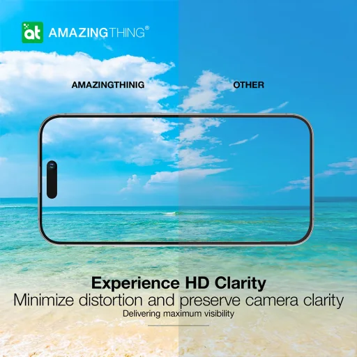Amazing Thing edzett üveg AR Lens Glass IP15CAM3SGLA a kamerára iPhone 15 Pro/15 Pro Max számára (3 darab lencse) ezüst, üvegfólia - 6