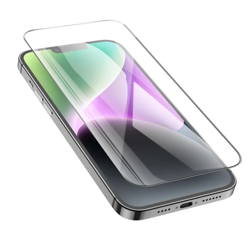 Borofone Tempered glass BF6 Diamond Armor teljes képernyős HD üvegfólia Iphone 15 - 10 darab - 3
