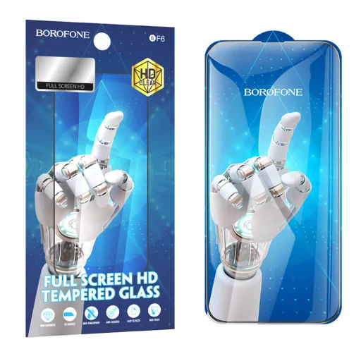 Borofone Tempered glass BF6 Diamond Armor teljes képernyős HD üvegfólia Iphone 15 - 10 darab - 1