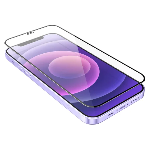 Borofone Edzett üveg BF8 Diamond Armor Full Screen 5D Large Arc iPhone 12 Pro Max - 10 darab, üvegfólia - 4