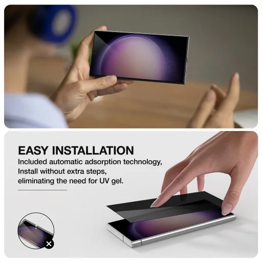 Amazing Thing Tempered glass Radix Privacy Glass S24UPRCGLA ochranné tvrdené sklo pre Samsung Galaxy S24 Ultra - 6