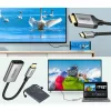 Choetech kit adapter HUB USB Type C - HDMI 2.0 (3840 x 2160 @ 60Hz) szürke (HUB-H12) + USB kábel Type C - HDMI (3840 x 2160 @ 60Hz) 2m szürke (CH0021) thumbnail
