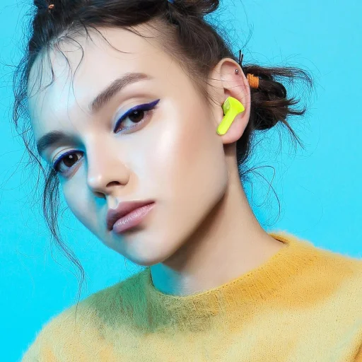 Acefast fülbe helyezhető vezeték nélküli TWS Bluetooth fülhallgató zöld (T6 youth green) - 3