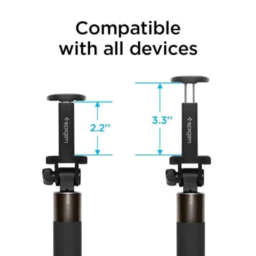 Spigen S530W Vezeték nélküli Selfie Bot Fekete - 6