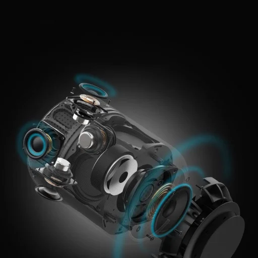 Tronsmart Element T6 Max 60 W Hordozható Vezeték Nélküli Bluetooth 5.0 Hangszóró Fekete (365144) - 3