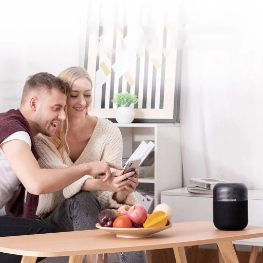 Tronsmart Element T6 Max 60 W Hordozható Vezeték Nélküli Bluetooth 5.0 Hangszóró Fekete (365144) - 6