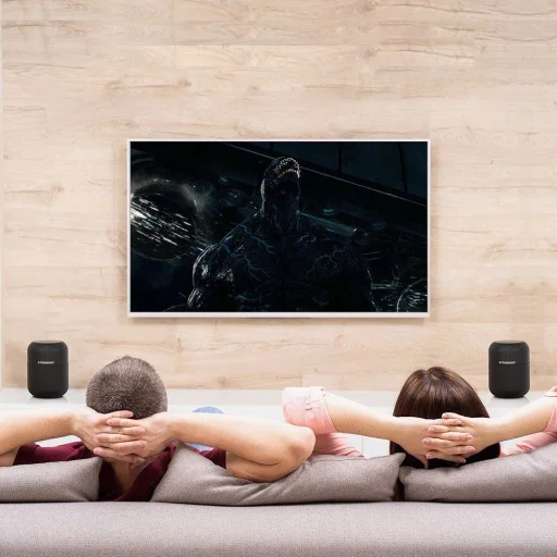 Tronsmart Element T6 Max 60 W Hordozható Vezeték Nélküli Bluetooth 5.0 Hangszóró Fekete (365144) - 8