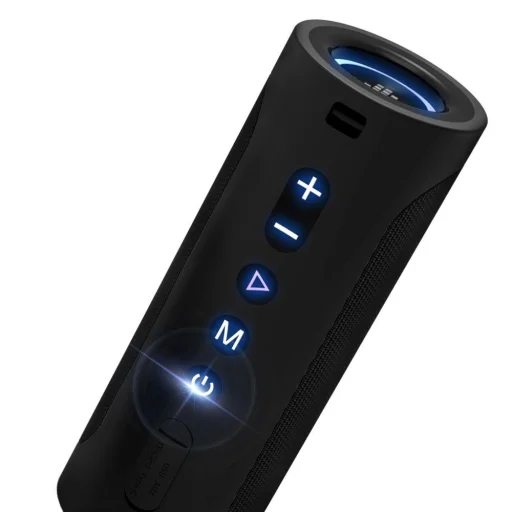 Tronsmart T6 Pro Hordozható Vezeték Nélküli Bluetooth 5.0 Hangszóró 45W LED Háttérvilágítás Fekete (448105) - 2