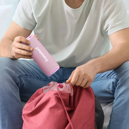 Tronsmart T7 Lite 24W vezeték nélküli hangszóró - rózsaszín - 9