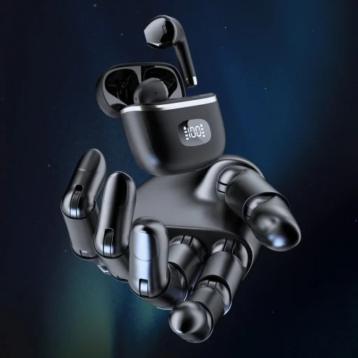 Dudao U15Pro TWS vezeték nélküli fülhallgató - fekete - 4