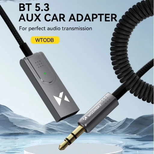 Wozinsky WTODB Bluetooth 5.3 audio adapter / AUX audio vevő - 5