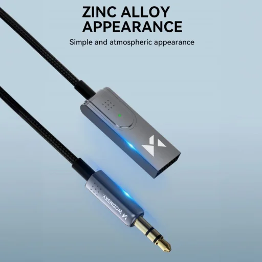 Wozinsky WTODB Bluetooth 5.3 audio adapter / AUX audio vevő - 7