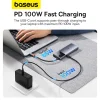 USB HUB 6in1 Baseus Metal Gleam Series II USB-A/USB-C/USB-C PD/HDMI/RJ45 - fekete thumbnail