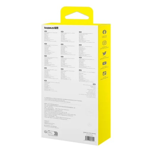 USB HUB 6in1 Baseus Metal Gleam Series II USB-A/USB-C/USB-C PD/HDMI/RJ45 - fekete - 7