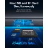 USB HUB 11in1 Baseus Metal Gleam Series II USB-A/USB-C PD/HDMI/DP/RJ45/SD/TF - fekete thumbnail