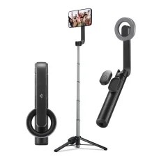 Spigen S570W selfie tyč MagSafe tripod s Bluetooth - čierna