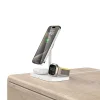 Tech-Protect QI15W-A22 induktív MagSafe töltő 3in1 MagSafe állvánnyal okostelefonhoz / Apple Watch-hoz / AirPods-hoz - fehér thumbnail