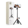 Tech-Protect L03S Bluetooth selfie bot távirányítóval, állvánnyal akár 148 cm-ig és 180°-os fejjel - fekete thumbnail
