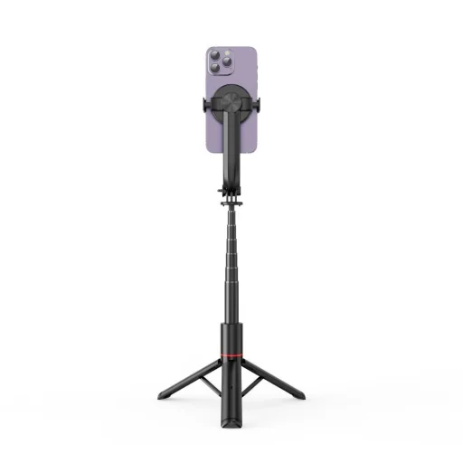 Tech-Protect L04S Bluetooth selfie bot állvánnyal, akár 95 cm hosszú és 360 fokos fej - fekete - 7