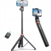 Tech-Protect L03S Bluetooth selfie bot távirányítóval, tripod 148cm-ig és 180 fokos fejel - fehér thumbnail