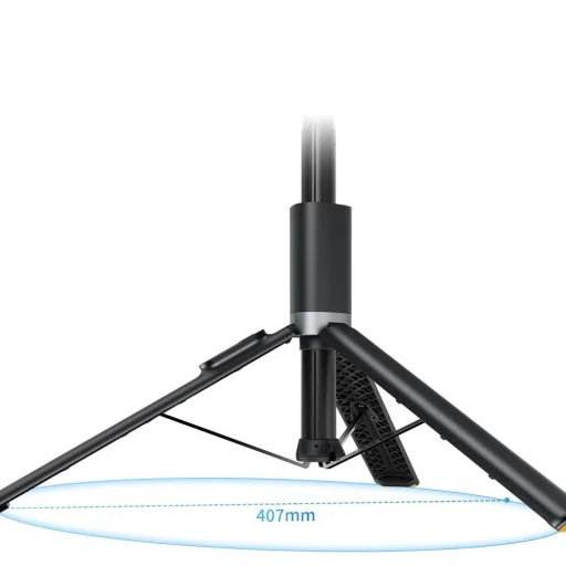 Tech-Protect L08S Bluetooth selfie bot távirányítóval, tripod 141cm-ig - fekete - 8