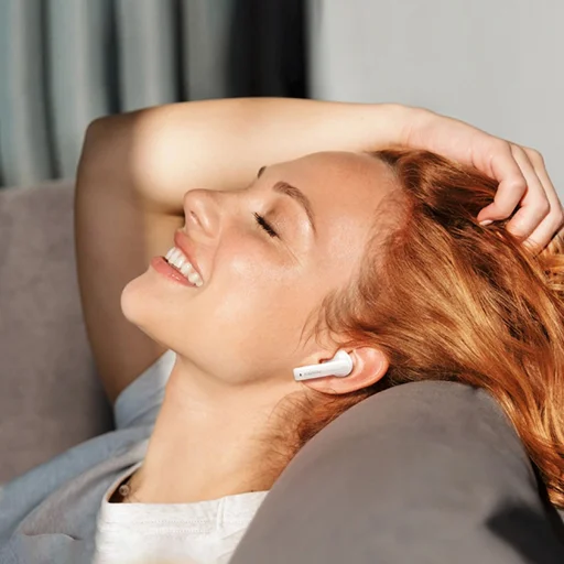 Ugreen HiTune T3 Active WS106 Vezeték nélküli Bluetooth 5.2 TWS ANC Fejhallgató - Fehér - 13