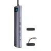 Baseus Metal Gleam multifunkcionális HUB USB Type C 12-az-1-ben HDMI / DP / USB Type C / minijack 3,5mm / RJ45 / SD (WKWG020213) thumbnail