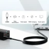 Baseus gyors töltő GaN5 Pro HUB HDMI 2 x USB-C / USB-A / HDMI 4K 30Hz 1.5m fekete + USB-C kábel - USB-C 100W 40Gb/s (USB4) 1m (CCGP110201) thumbnail