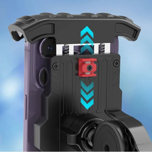 Choetech H067 állítható biciklis telefon tartó - szürke - 11