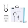Choetech T319 MFI 5W vezeték nélküli töltő Apple Watch + USB-C kábel - fekete thumbnail