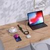 Choetech T319 MFI 5W vezeték nélküli töltő Apple Watch + USB-C kábel - fekete thumbnail
