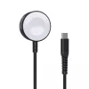 Choetech T319 MFI 5W vezeték nélküli töltő Apple Watch + USB-C kábel - fekete thumbnail