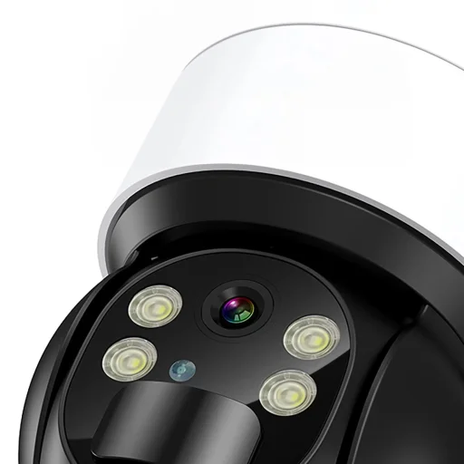 Choetech ASC006-4G napelemes intelligens PTZ 4G LTE kamera 5W napelemmel - fehér - 3