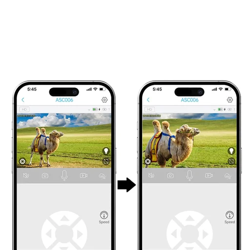 Choetech ASC006-4G napelemes intelligens PTZ 4G LTE kamera 5W napelemmel - fehér - 5