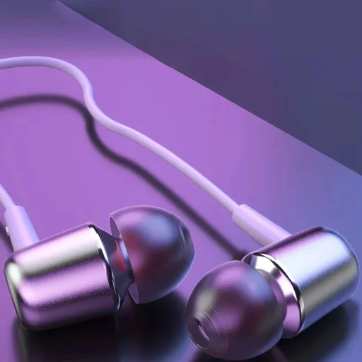 Dudao X1PROT in-ear vezetékes USB-C fülhallgató 1.2 m - fehér - 5