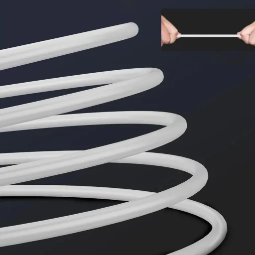 Dudao X1PROT in-ear vezetékes USB-C fülhallgató 1.2 m - fehér - 6