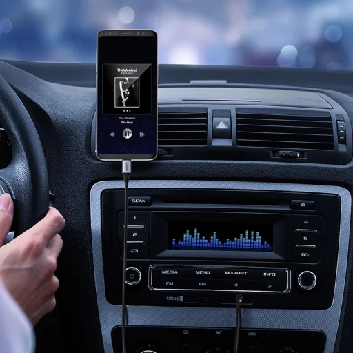 Ugreen kábel USB C - mini jack 3.5mm 1m szürke (AV143) - 2