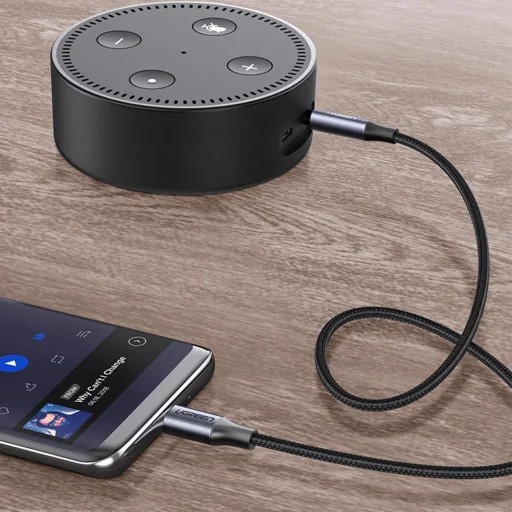 Ugreen kábel USB C - mini jack 3.5mm 1m szürke (AV143) - 3