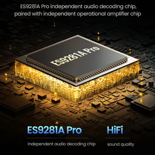 Ugreen CM545 DAC fejhallgató erősítő USB-C-ről 3.5 mm mini jack-ra - fekete - 5