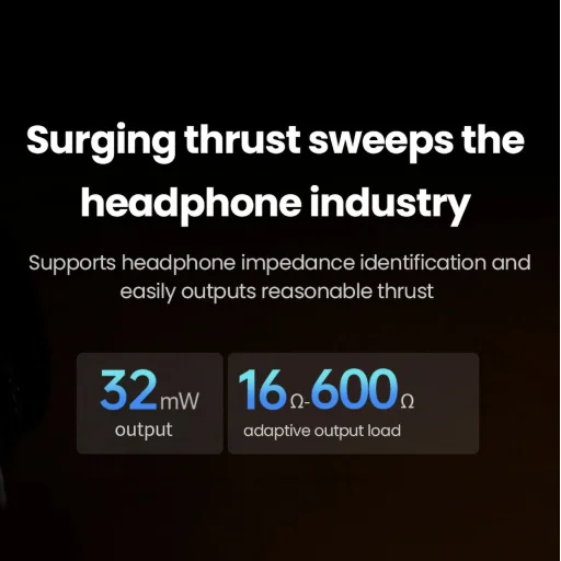 Ugreen CM545 DAC fejhallgató erősítő USB-C-ről 3.5 mm mini jack-ra - fekete - 6