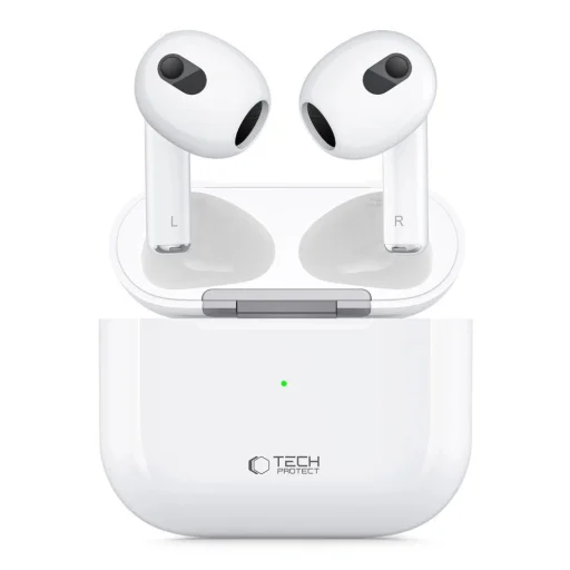 Tech-Protect UltraBoost Core vezeték nélküli TWS fülhallgatók - fehér - 2