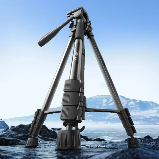 Professional Ugreen LP661 tripod - fekete és szürke - 3