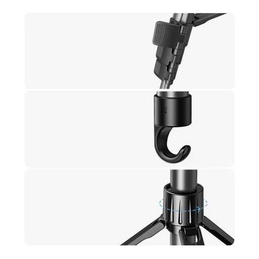 Professional Ugreen LP661 tripod - fekete és szürke - 4