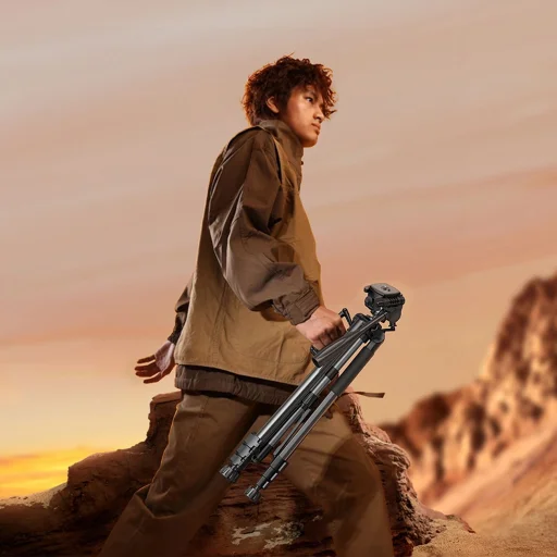 Professional Ugreen LP661 tripod - fekete és szürke - 9