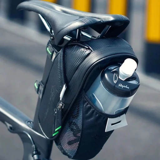 Rockbros C7-1 vízálló kerékpáros táska nyeregre rögzíthető 1.5l - fekete - 9