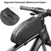 Rockbros AS-019-1 kerékpárváz táska vízálló 1.6 l - fekete thumbnail